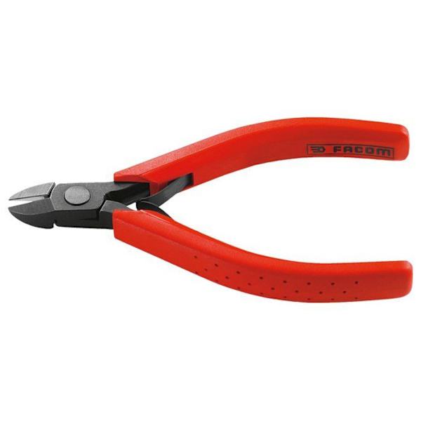 Diagonal skärtång - FACOM - 405.10 - Längd 110 mm - Stål - Elskydd Röd