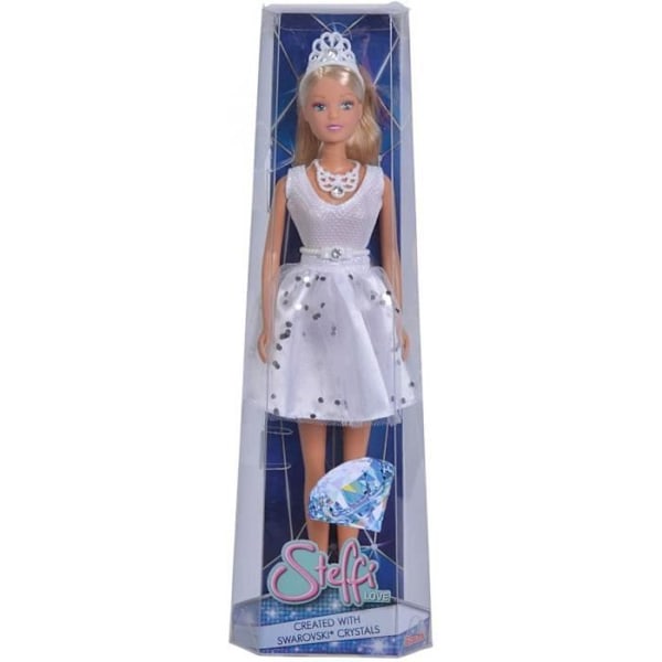 Steffi Love Swarovski Crystal modedocka - SIMBA - Klänning prydd med diamanter - För barn från 3 år och uppåt