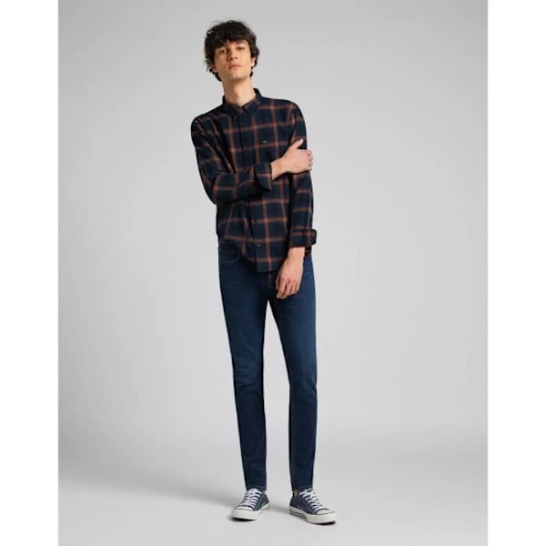 Lee Button Down skjorta - marinblå - XXL Marin M