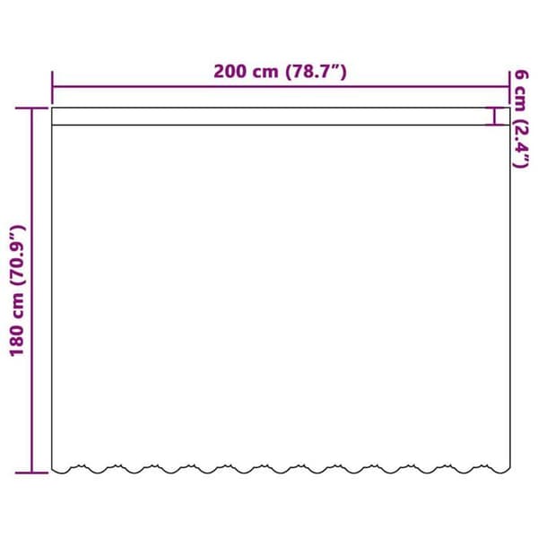 Blommönstrad spetsgardin - vidaXL - 180x200 cm - Vit - Polyester - Ljusfiltrerande - Flexibel installation Vit