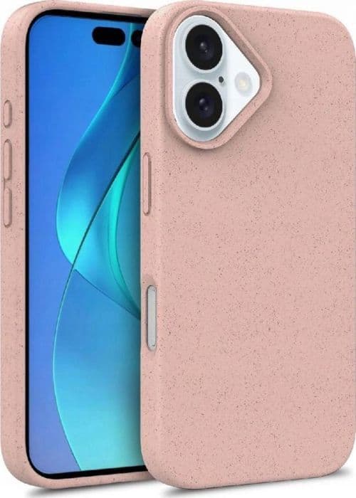 Telefonfodral - HURTEL - iPhone 16 Plus - TPU - Flexibel - MagSafe - Rosa Ros