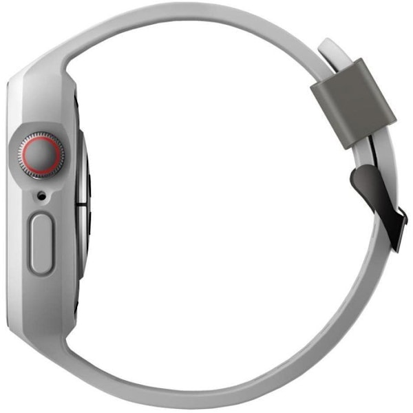 UNIQ Monos 2i1 armband och skyddsfodral för Apple Watch 44/45mm grå