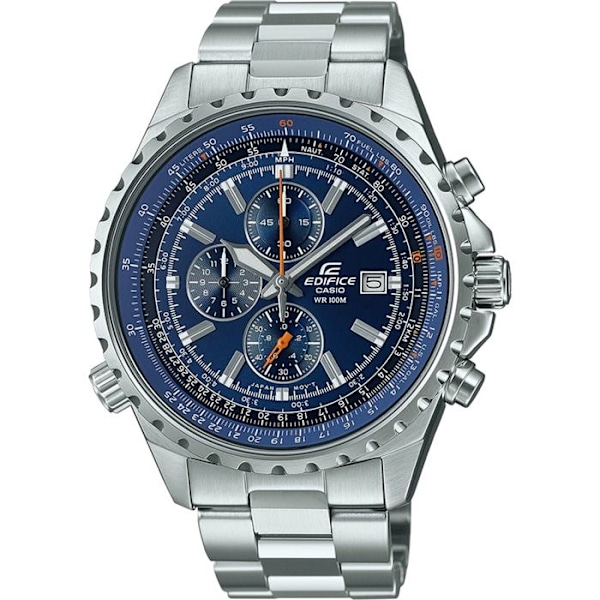 Klocka - CASIO - EDIFICE - Kvarts - Rostfritt stål - Grå Grå