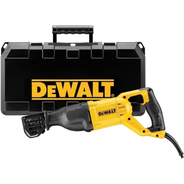 DEWALT sladdad sabelsåg 1100W variabel hastighet - levereras i bärväska - kapar trä 300 mm, stål 100 mm DWE305PK-QS