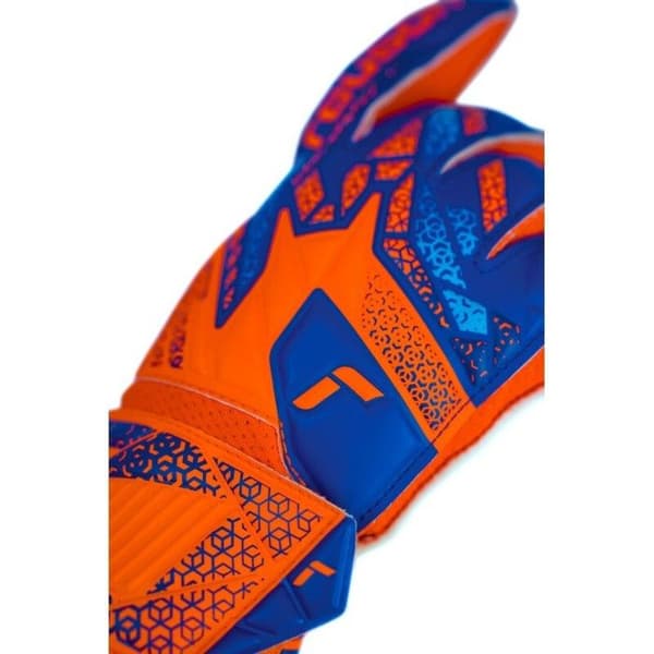 Reusch Fotbollsmålvaktshandskar Barn Attrakt Solid chocker orange/blå M