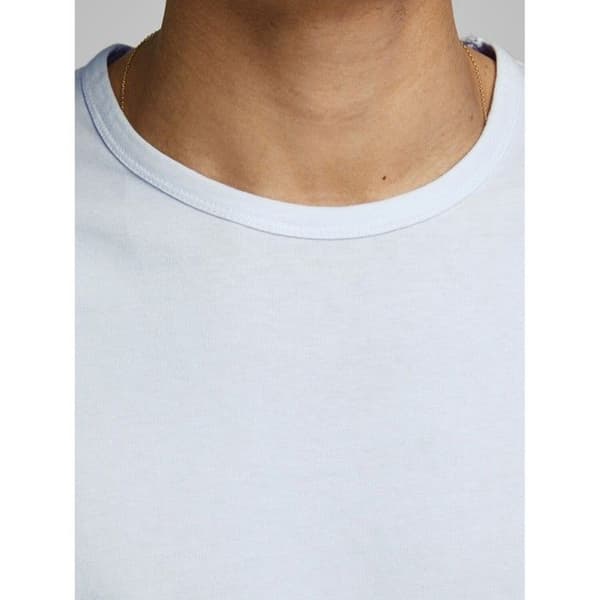 T-shirt - JACK AND JONES - Basic Uni O-hals - Vit - 92% Bomull 8% Elastan - Rundad hals - XXL