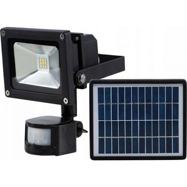 Utomhusprojektor Volteno - VO1875 - LED-projektor 900lm 5000K IP44 med rörelsedetektor och solpanel