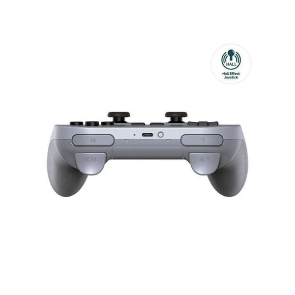 8BitDo PRO 2 Gamepad Hall Effekt - Grå Nya Utgåvan grå