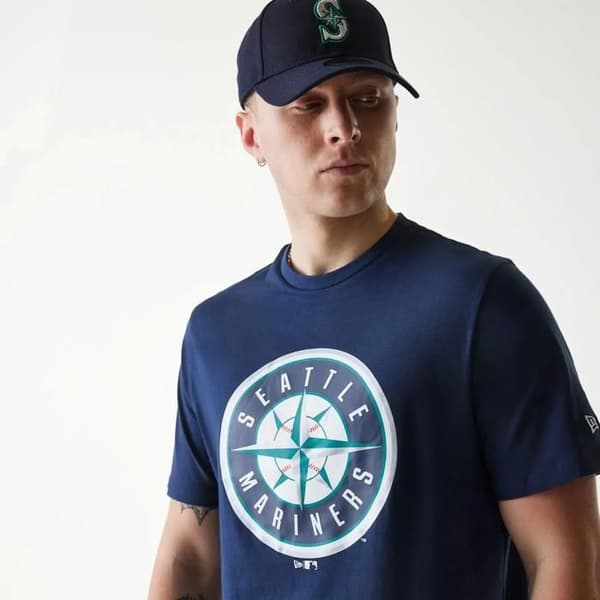 T-shirt Mariners Nos MLB Regular - obsidianblå obsidianblå M