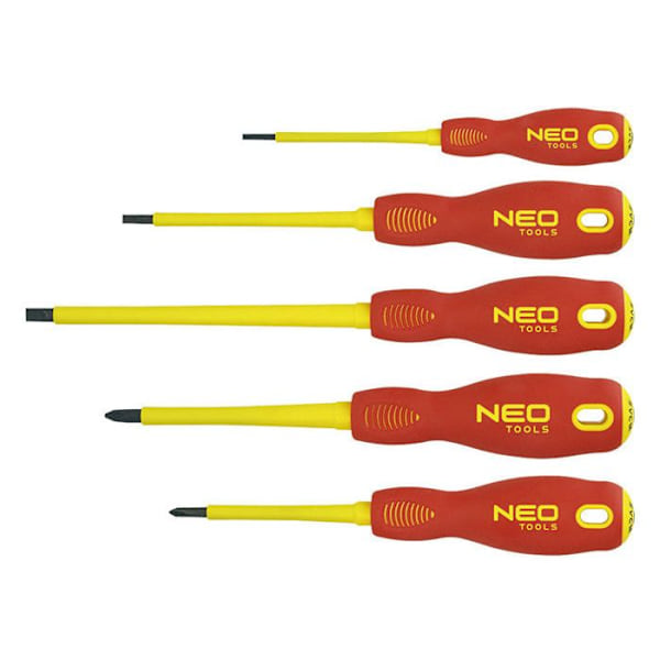 5-delad NEO skruvmejselsats, 1000v 1x2