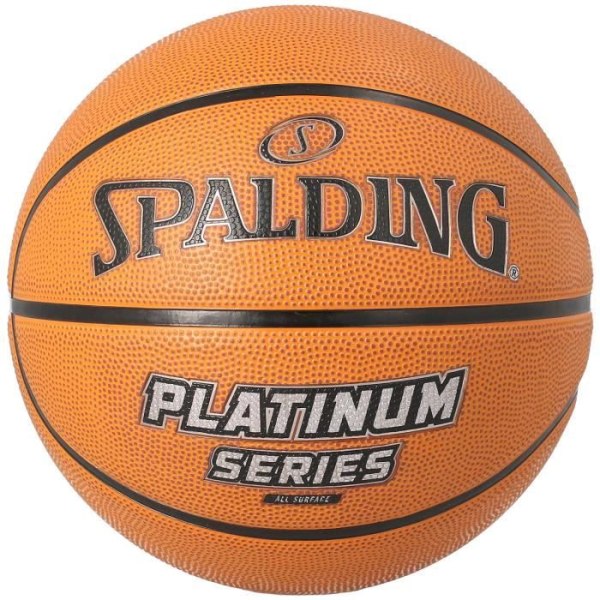 Spalding Platinum Series Rubber Ball - orange - 7