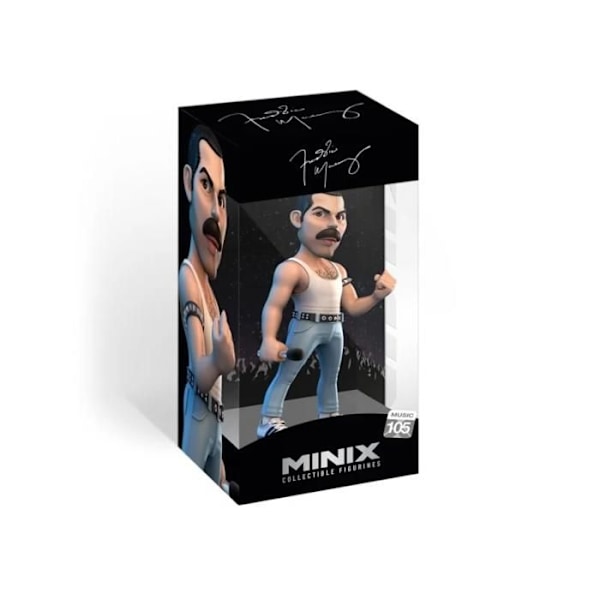 Figurine Minix - Minix - Freddy Mercury - Realistisk design - Impeccabel avslutning - För vuxna vit blå
