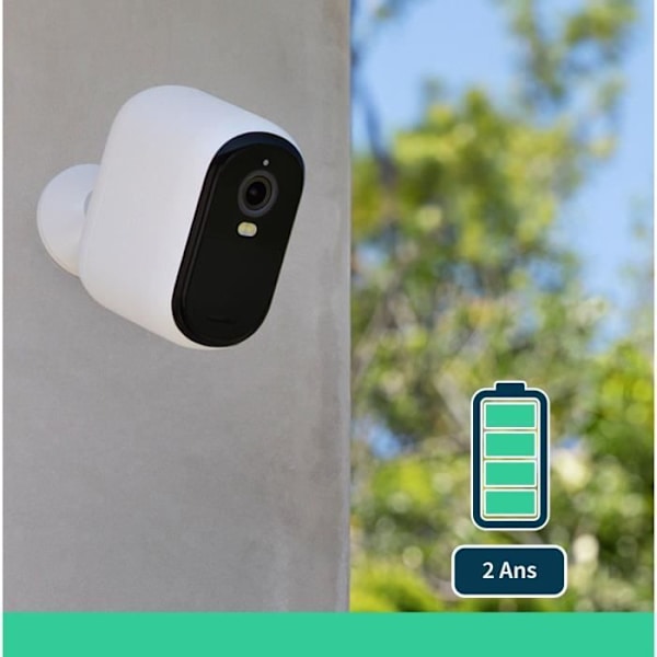 Övervakningskamera - ARLO - ESSENTIAL2 XL 2K - Infraröd nattsyn - Trådlös - 4 i 1