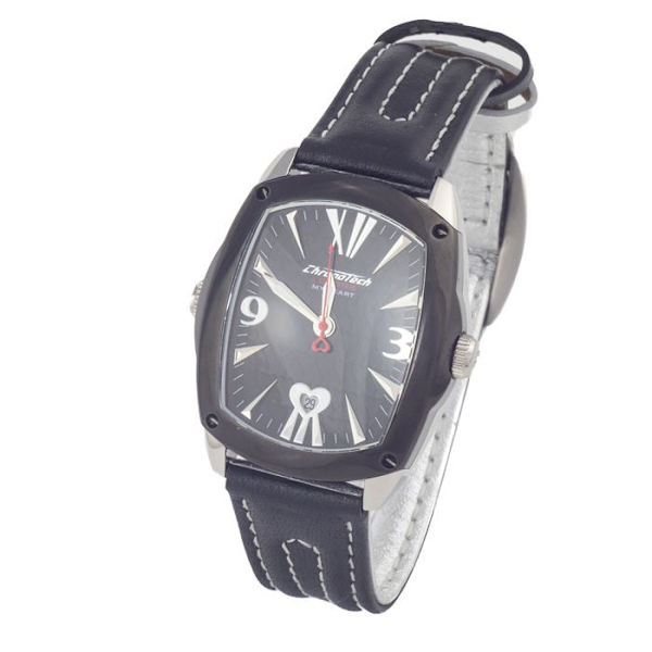 Chronotech herrklocka CT7696M-12 Vändbar (43 Mm) svart/svart