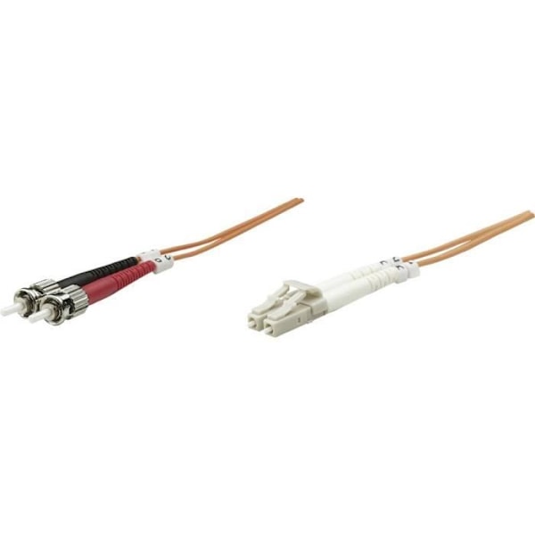 Intellinet 471329 fiberoptisk patchkabel [1x LC hane - 1x ST hane] 62,5-125 µ Multimode OM1 3 m