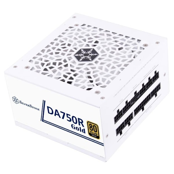 SilverStone Technology DA750R Gold, Helblocket ATX helt modulärt ATX 3,0 och PCIe 5,0 750W 80 Plus Gold, SST-DA750R-