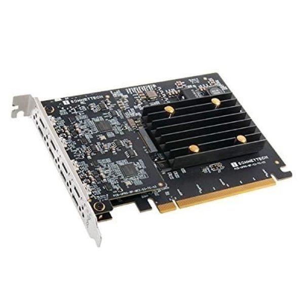 SONNET ALLEGRO PRO 8-PORTAR USB-C PCIE-KORT USB3C-8PM-E Svart