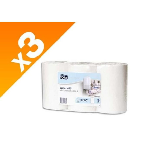 TORK - Set med 3 mini-centrummatningsspolar Vit