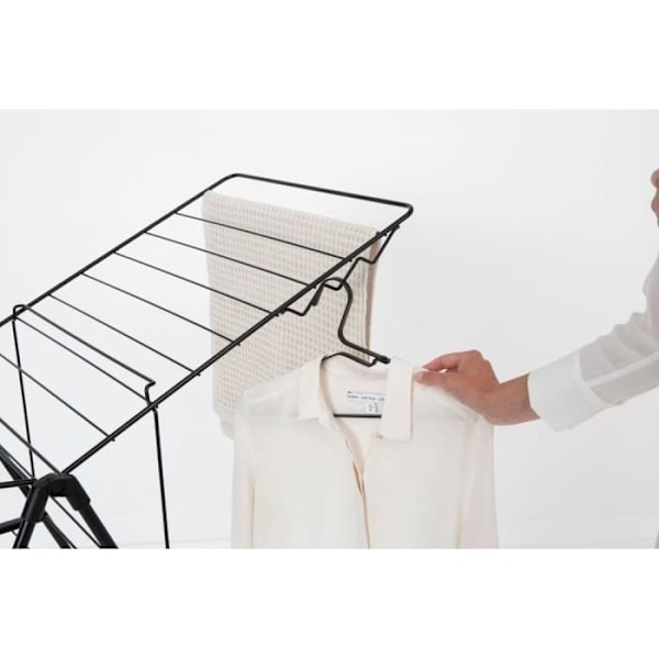 BRABANTIA - HangOn - Torkställ för kläder - 20 m - Mattsvart