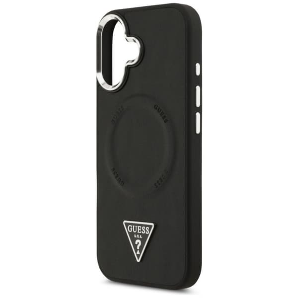 Coque Guess Hardcase Triangle Logo MagSafe för iPhone 17 - Svart Svart