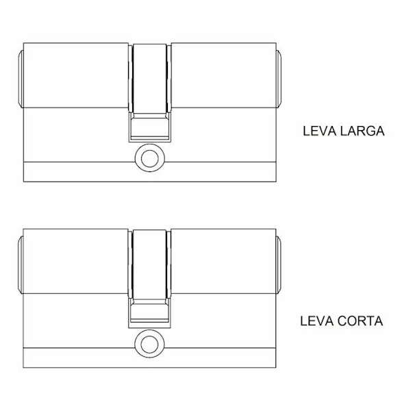 Serrure - cylindrisk lås - cylinder - Yale-lås - YL6P3040LT - CIL YL6 70 P30 x 40 Wg Lt Låssystem