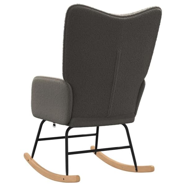 Avkopplande Fåtölj - Mörkgrå - Polyester Tyg - Modern Design - 1 Plats Mörkgrå