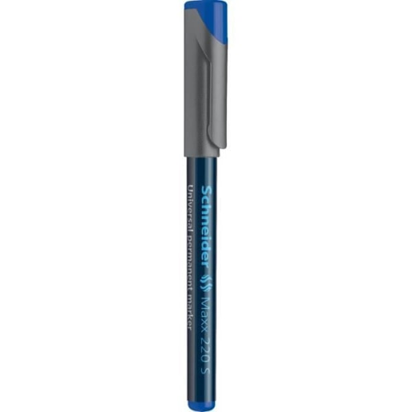 Universell marker - SCHNEIDER - Maxx 220 - Supertynn spiss - Blå - Uutslettelig Blå