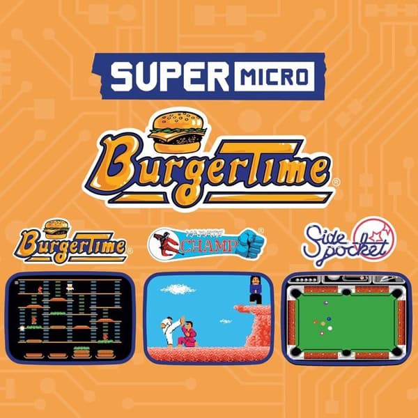 Super Micro Data East Hamburger Tid Nyckelring Gamer