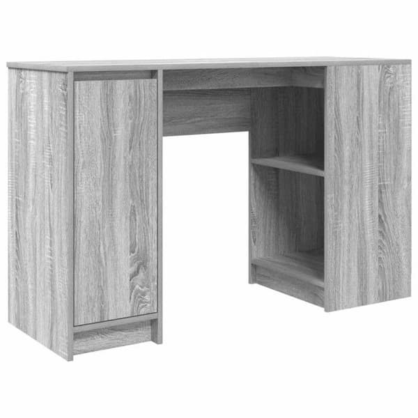 Bureau sonoma grå 120x42x76 cm ingenjörsträ