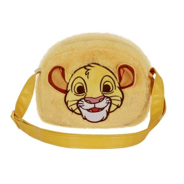 Mini axelväska Plush - Disney Lejonkungen Sitt - Gul - One size Gul