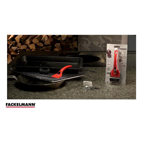 Röd skrapa till Fackelmann keramikhäll ref. 60146