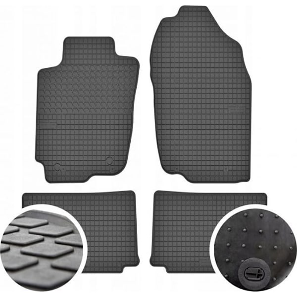 Entrématta - Auto comfort tröskelmatta - 190605 - Gummamatta för Toyota RAV4 IV (2012-2019)