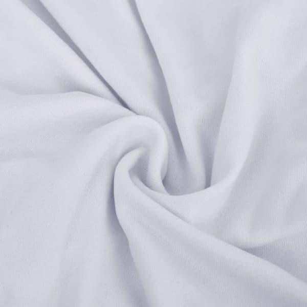 vidaXL Stretchöverdrag för 2-sits soffa Vit polyesterjersey 332949 Vit