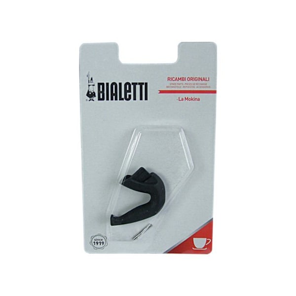 Cafetiere - tekanna - chokladkanna Bialetti - 0800200 - Blister 1 Handtag Mokina, Plast, Svart, 5 x 4 x 1 cm