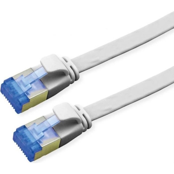 Värde Patchkabel Kat. 6A (Class EA) FTP, extra platt, grå, 1,5 m () - 21.99.2114