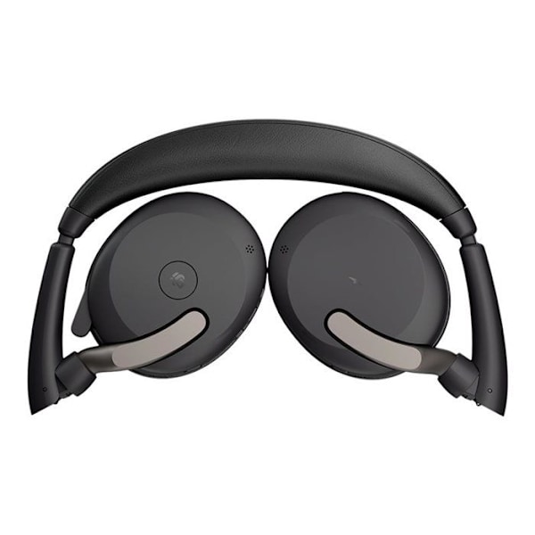 Jabra Evolve2 65 Flex MS Stereo - Headset - on-ear - Bluetooth - trådlöst - aktiv brusreducering - USB-A -