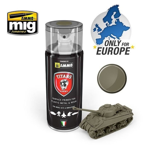 Titans Hobby Spray: U.S. Olive Drab Matt Primer