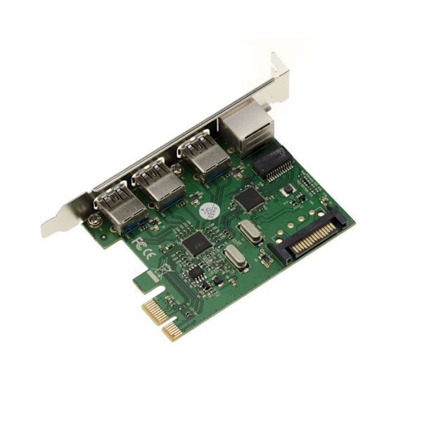 PCIe USB3 (3 portar) och GIGABIT ethernet (1 port) styrkort - PCI EXPRESS x1