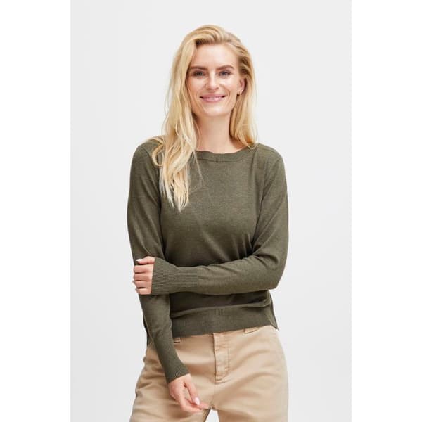 Pull dam Pulz Jeans Sara kalamata-melange jag