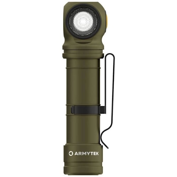 Ficklampa - ARMYTEK - Wizard C2 Pro Max - 4000 lumen - Uppladdningsbar - 8 ljuslägen Oliv