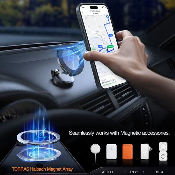 Coque Torras Pstand för iPhone 17 - Klar Klar