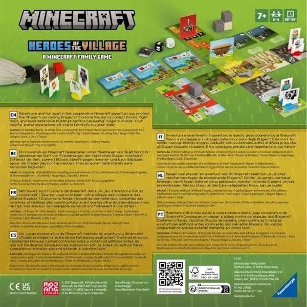 Minecraft Heroes of the Village Flerfärgad