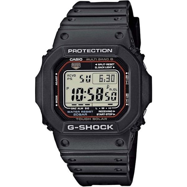 Klocka - CASIO - G-Shock The Origin - Solfunktion - Stöttålig - Herrsvart