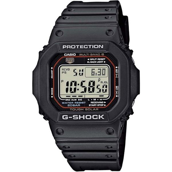 Klocka - CASIO - G-Shock The Origin - Solfunktion - Stöttålig - Herrsvart Svart
