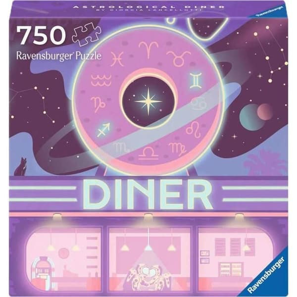 Pussel 750 bitar : Konst & Själ : Astrologisk middag