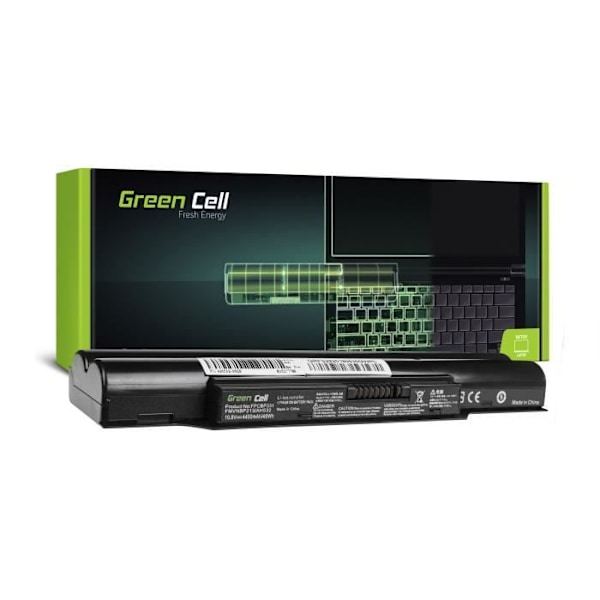 Green Cell Battery FPCBP331 FMVNBP213 för Fujitsu Lifebook A512 A532 AH502 AH512 AH532 4400mAh