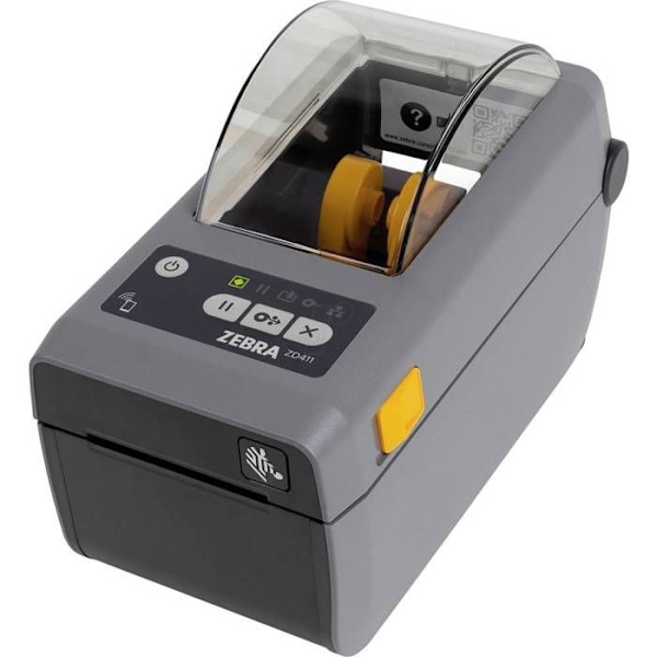 Zebra ZD411D Direkt termisk etikettskrivare 203 x 203 dpi Etikettbredd (max.): 56 mm USB, Bluetooth
