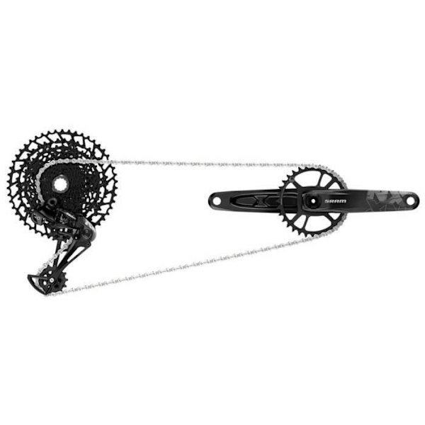SRAM NX Eagle DUB 170mm gruppset - 32t - Svart Svart