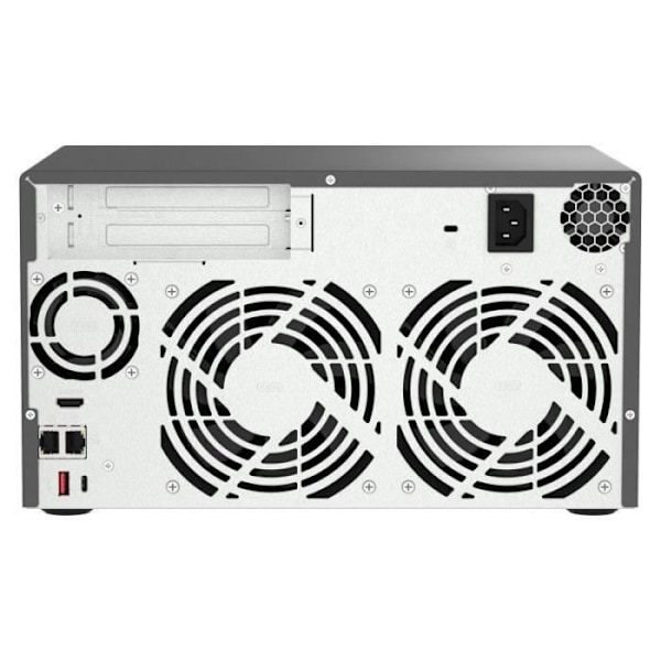 NAS - QNAP - 8-facks QuTS Hero - Intel C i5-12400 - 6 kärnor - 8 expansionsfack