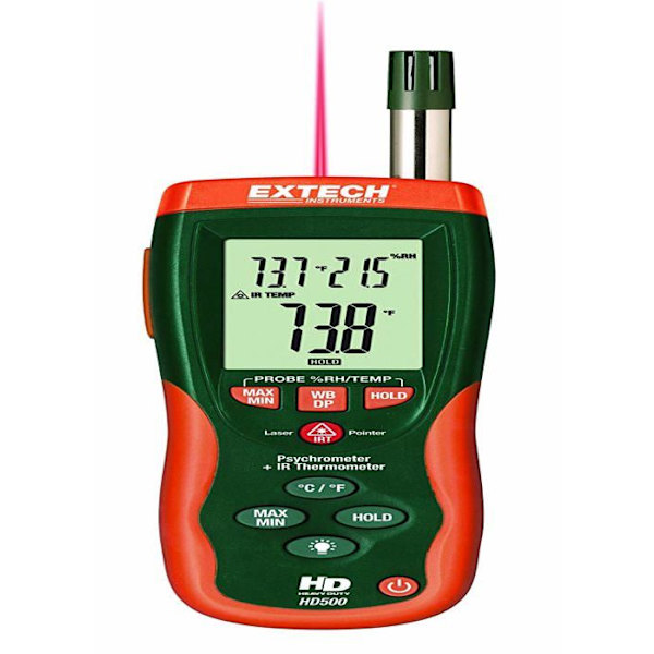 Extech - HD500 - Infraröd psykrometer/termometer